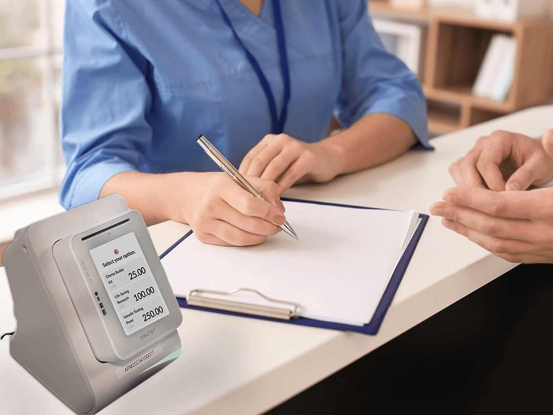 A leading payment kiosk solution provider in USA, for healthcare fundraising